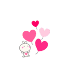 虹色うさこ☆毎日の挨拶（個別スタンプ：5）