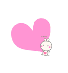 虹色うさこ☆毎日の挨拶（個別スタンプ：6）