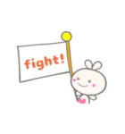 虹色うさこ☆毎日の挨拶（個別スタンプ：17）