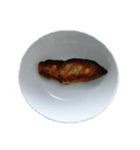 和食 やきとり 焼き魚 鮭 煮付け写真（個別スタンプ：8）