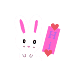 おもしろウサコ（個別スタンプ：3）