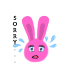 おもしろウサコ（個別スタンプ：4）