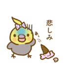 水玉りぼんのオカメインコ（個別スタンプ：38）