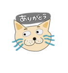 青ひげの猫（個別スタンプ：21）