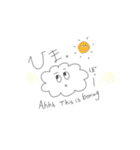 雲くんのまいにち。（個別スタンプ：26）