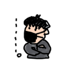 ブラックサラリーマン。（個別スタンプ：10）