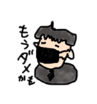 ブラックサラリーマン。（個別スタンプ：19）