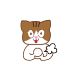 三毛猫のLINE公式風スタンプ ミドリイロ（個別スタンプ：23）