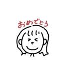 手書きpeople（個別スタンプ：5）