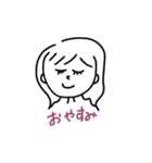 手書きpeople（個別スタンプ：10）