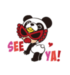 HYSTERIC MINI Panda＆Minila 英単語Ver.（個別スタンプ：6）