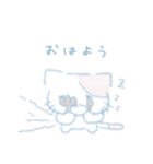 水色ねこ＊秋（個別スタンプ：17）