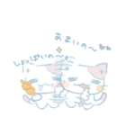 水色ねこ＊秋（個別スタンプ：30）