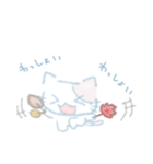 水色ねこ＊秋（個別スタンプ：33）