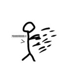 大盛り棒人間スタンプ第1弾。（個別スタンプ：40）