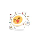 半卵（個別スタンプ：3）