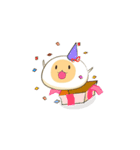 半卵（個別スタンプ：17）