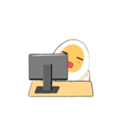 半卵（個別スタンプ：19）