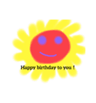 I want U to be happy.（個別スタンプ：5）
