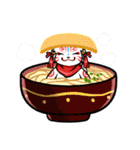 ぬくぬく白キツネ（個別スタンプ：19）