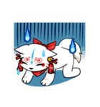 ぬくぬく白キツネ（個別スタンプ：21）