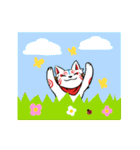 ぬくぬく白キツネ（個別スタンプ：23）
