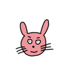 いろいろなどうぶつたちのかお（個別スタンプ：6）
