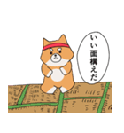 闘う柴犬（個別スタンプ：3）