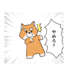 闘う柴犬（個別スタンプ：22）