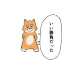 闘う柴犬（個別スタンプ：34）