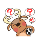 サッカーの好きな鹿【LINEスタンプの日】（個別スタンプ：26）