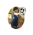ANNAの顔スタンプvol.3（個別スタンプ：21）