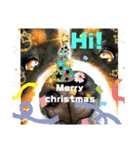 【英語版】可愛い超大型犬ハロウィン X'mas（個別スタンプ：22）