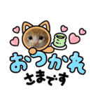 チャトラ 保護猫2週間～フレーム日常（個別スタンプ：21）