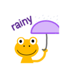 Yellow _Frog Stamp（個別スタンプ：18）