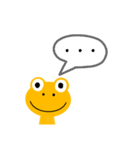 Yellow _Frog Stamp（個別スタンプ：37）