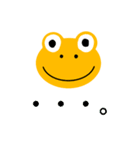 Yellow _Frog Stamp（個別スタンプ：39）