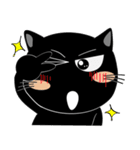 黒猫ハッピー×LINEスタンプの日（個別スタンプ：8）