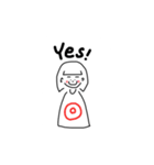 おカッパ女（個別スタンプ：5）