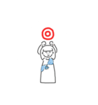 おカッパ女（個別スタンプ：7）