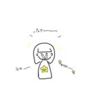 おカッパ女（個別スタンプ：11）