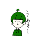 気だるいパッつん（個別スタンプ：1）
