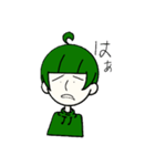 気だるいパッつん（個別スタンプ：3）