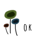 ⁂北欧風ナチュラルフラワー⁂（個別スタンプ：2）