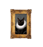 黒猫オレオのスタンプ（個別スタンプ：1）