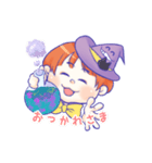 魔法使いイーサンのHappyスタンプ（個別スタンプ：6）