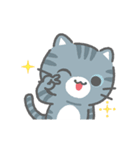 動く！3びきのねこ♪（LINEスタンプの日）（個別スタンプ：12）