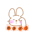 ちょっと笑える⁉︎うさぎのうさんぷ♪（個別スタンプ：7）
