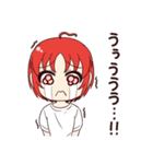 赤い髪の元気な女の子（個別スタンプ：15）