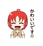 赤い髪の元気な女の子（個別スタンプ：23）
